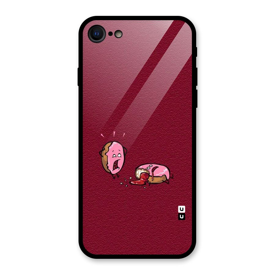 Donut Murder Glass Back Case for iPhone 7