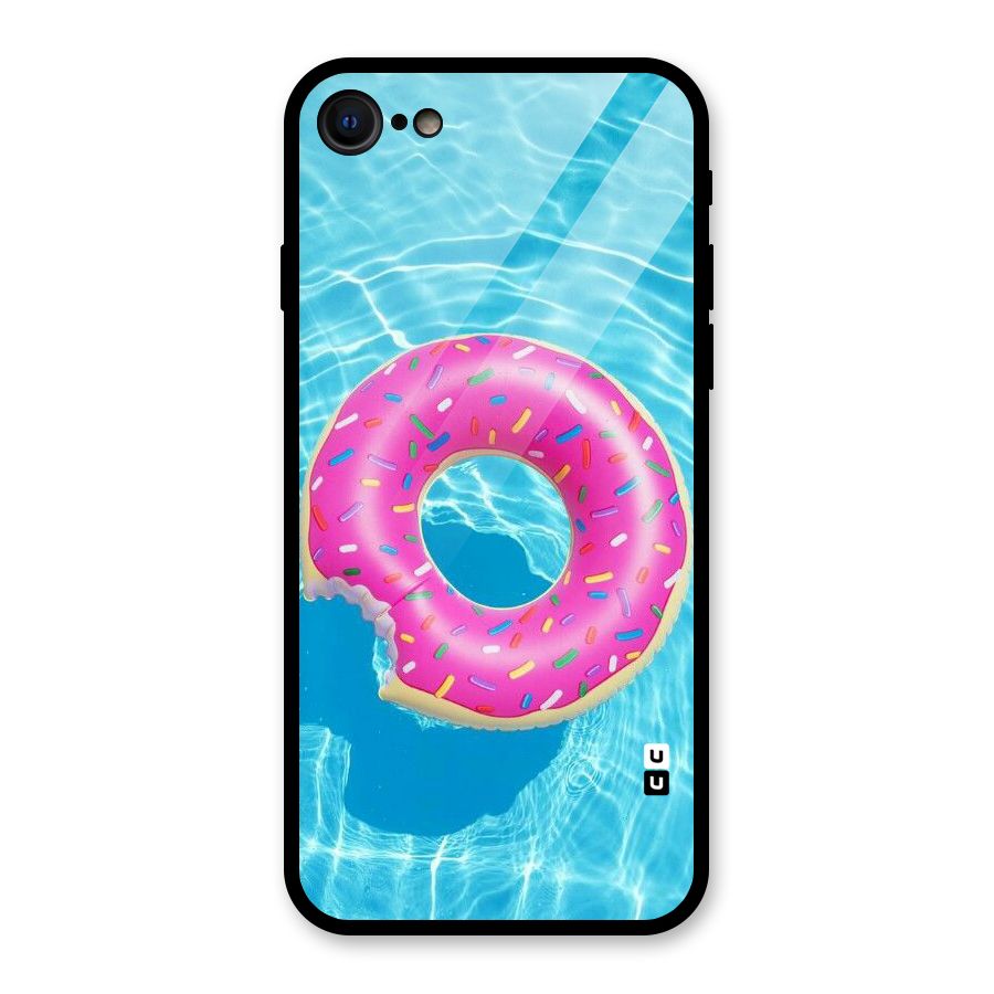 Donut Swim Glass Back Case for iPhone 7
