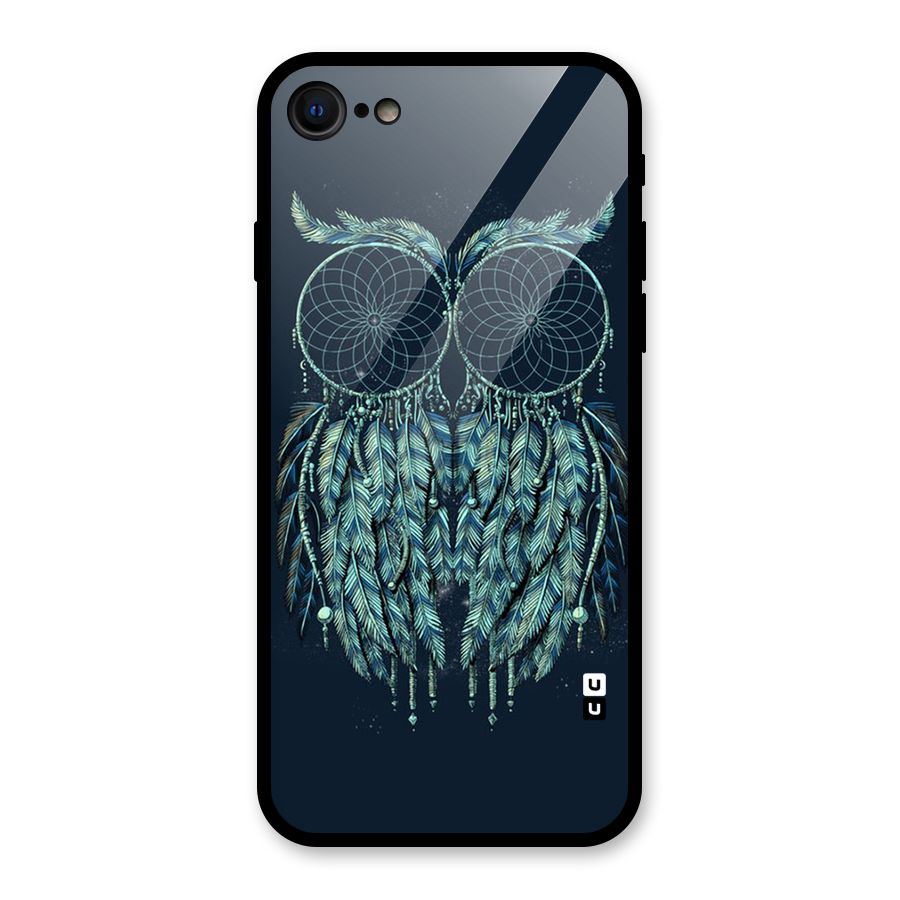 Dreamy Owl Catcher Glass Back Case for iPhone 7
