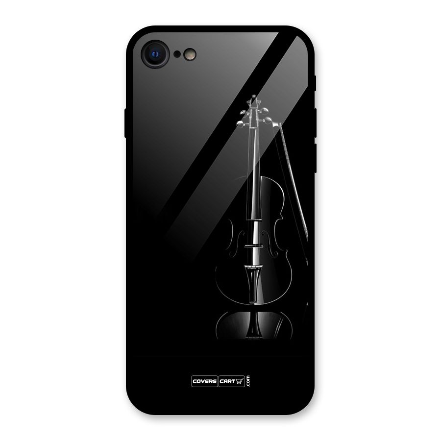 Elegant Violin Glass Back Case for iPhone 7