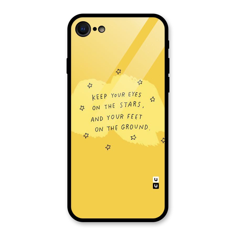 Eyes On Stars Glass Back Case for iPhone 7