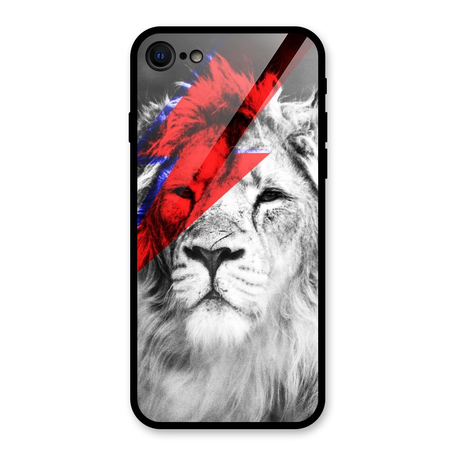 Fearless Lion Glass Back Case for iPhone 7