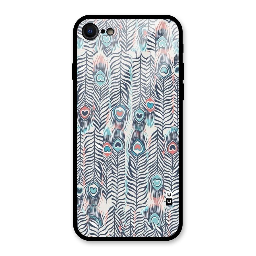 Feather Art Glass Back Case for iPhone 7