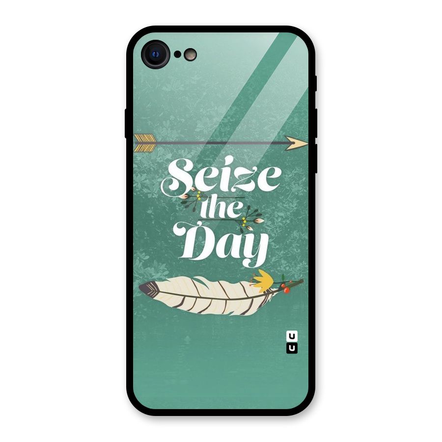 Feather Seize Glass Back Case for iPhone 7
