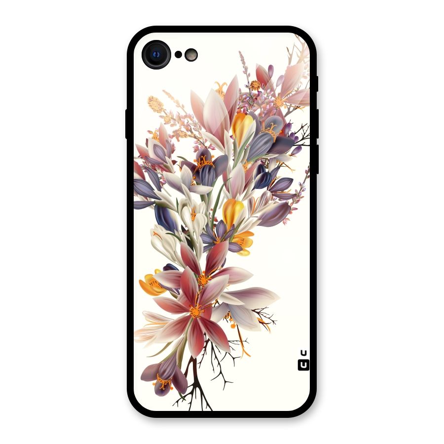 Floral Bouquet Glass Back Case for iPhone 7
