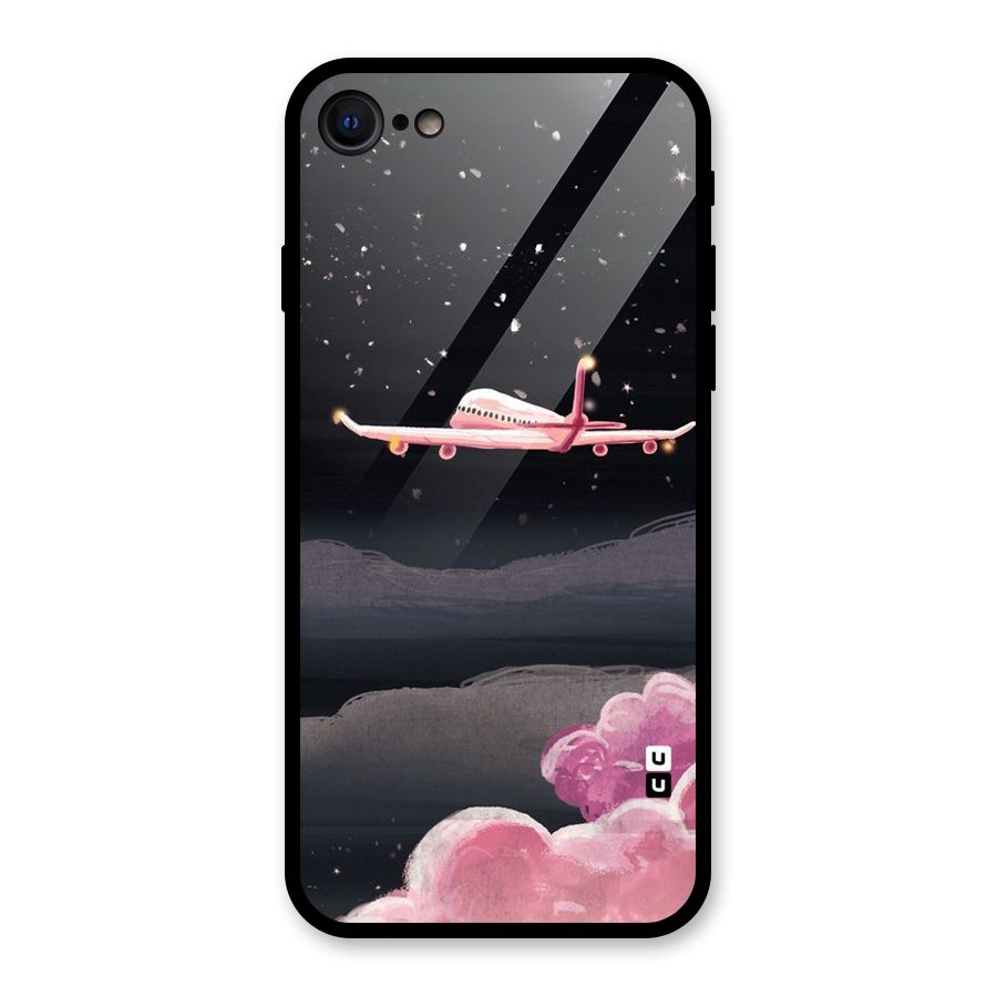 Fly Pink Glass Back Case for iPhone 7