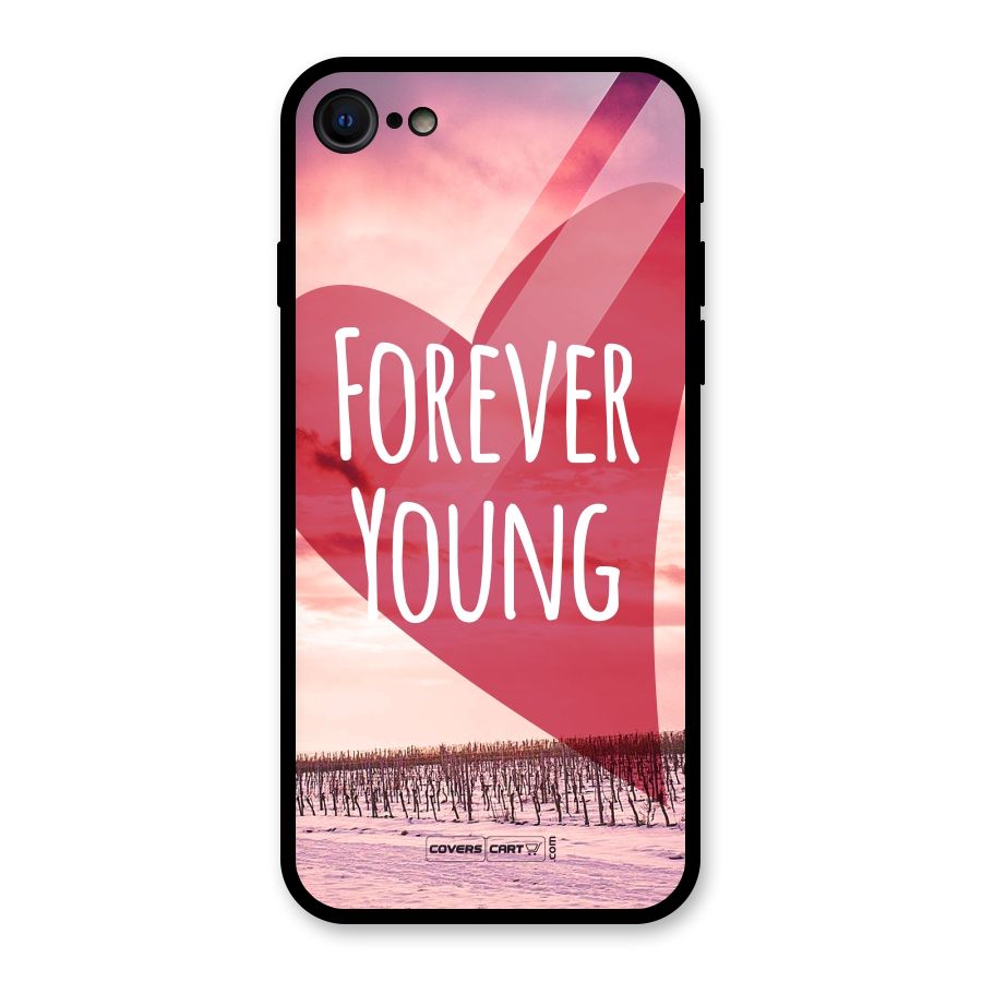 Forever Young Glass Back Case for iPhone 7