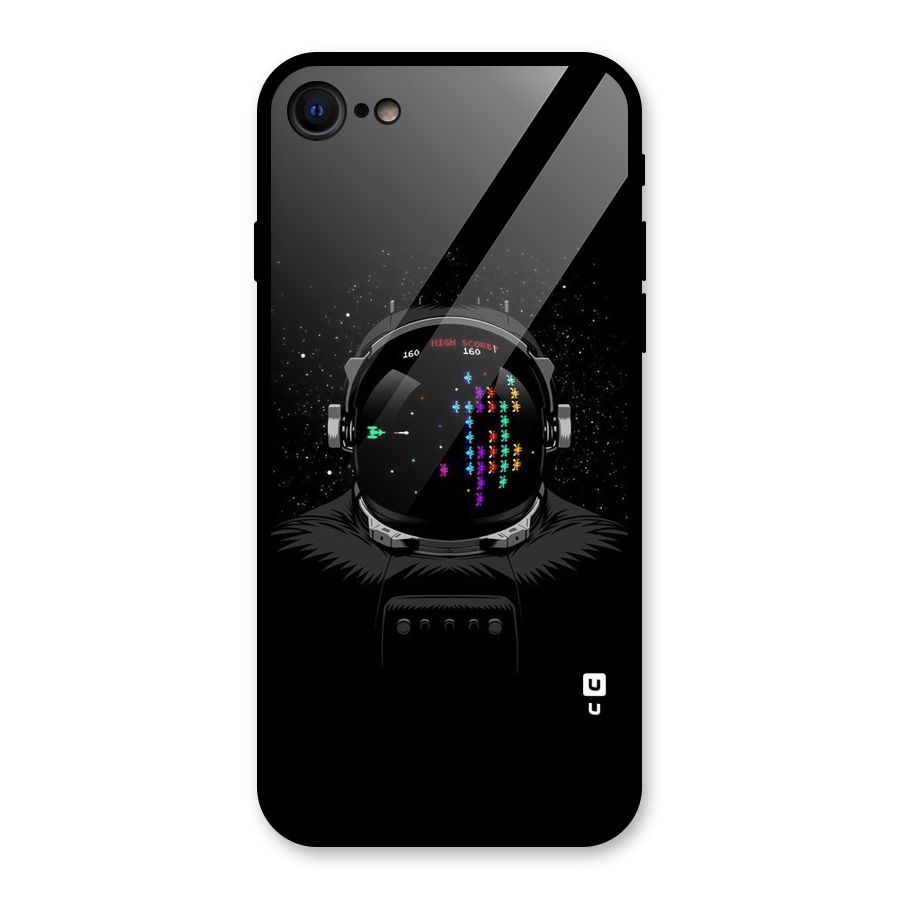 Gamer Head Glass Back Case for iPhone 7
