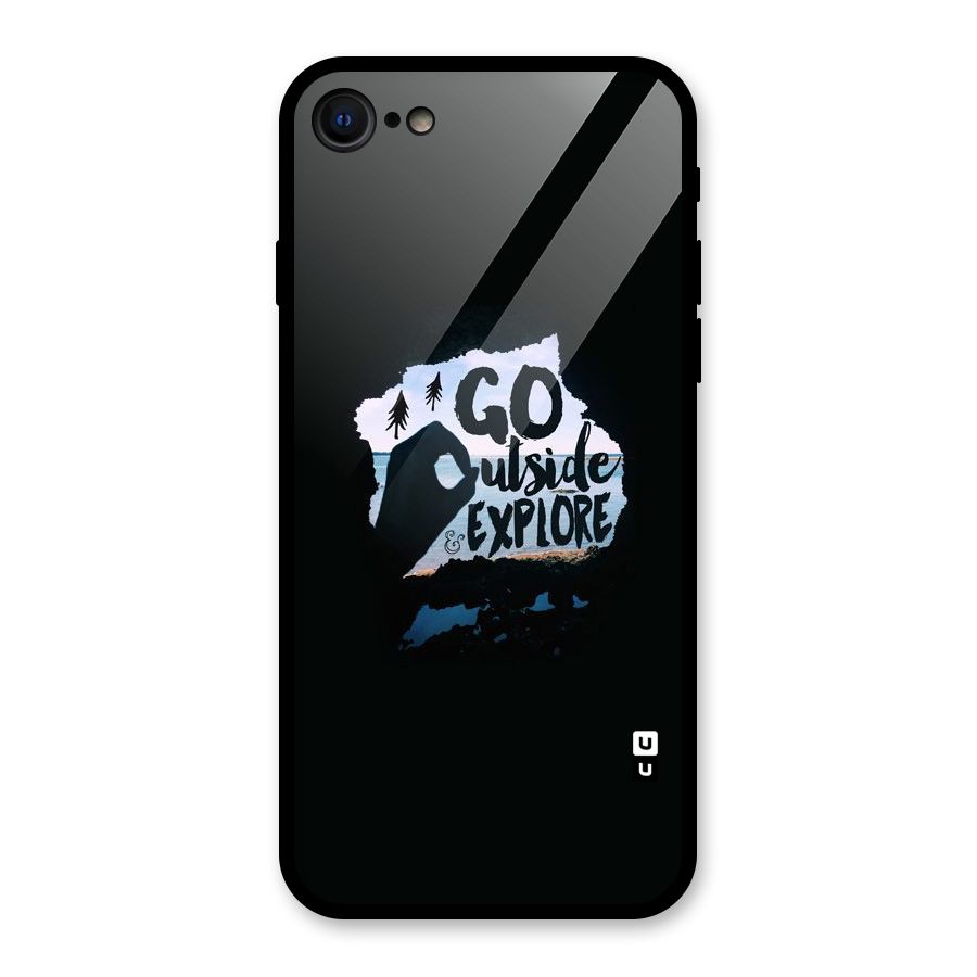 Go Outside Glass Back Case for iPhone 7