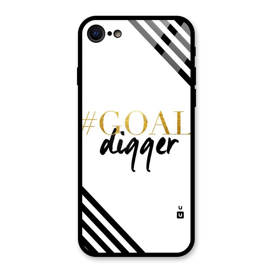 Goal Digger Glass Back Case for iPhone 7