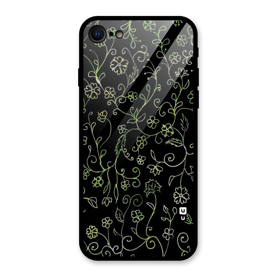 Green Leaves Glass Back Case for iPhone 7