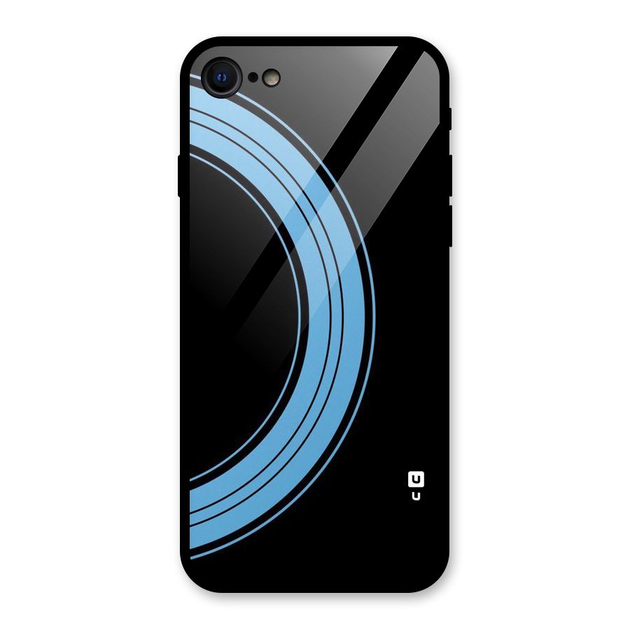 Half Circles Glass Back Case for iPhone 7