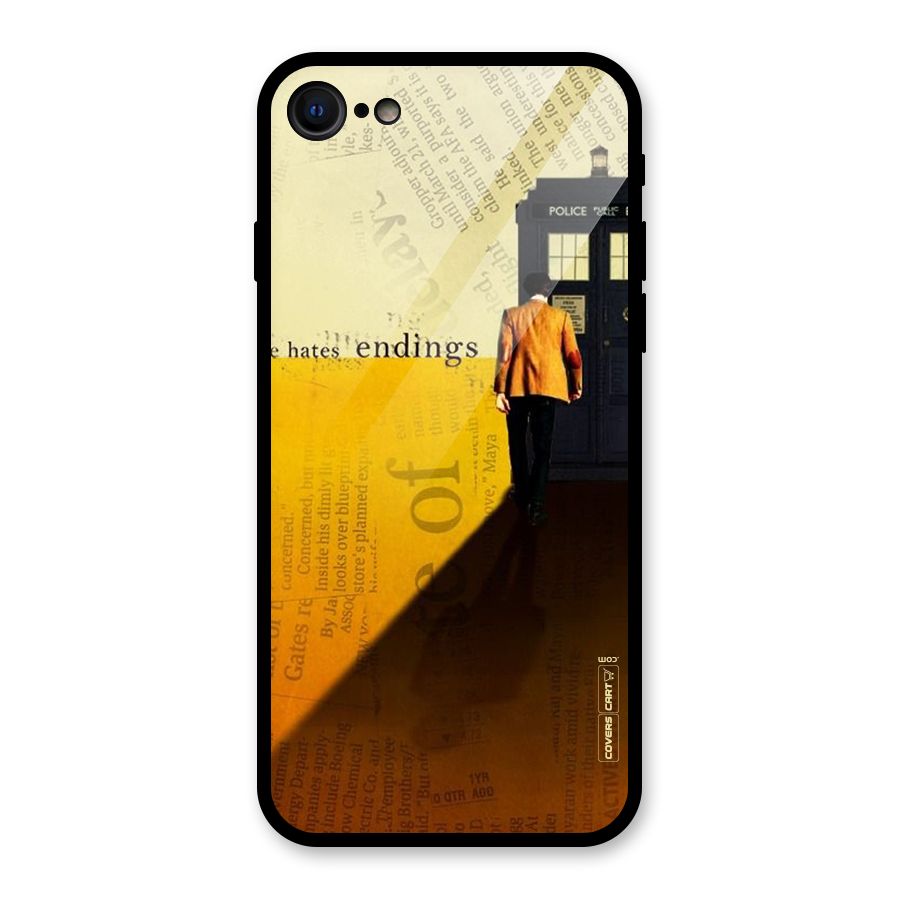 Hates Endings Glass Back Case for iPhone 7