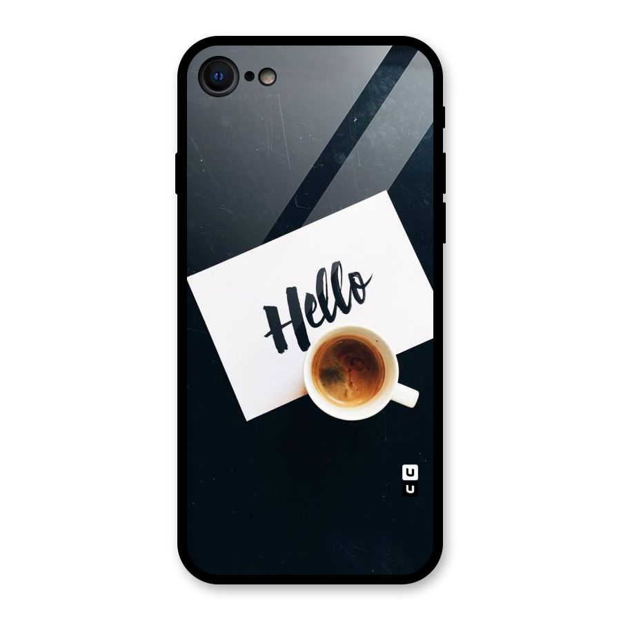 Hello Coffee Glass Back Case for iPhone 7