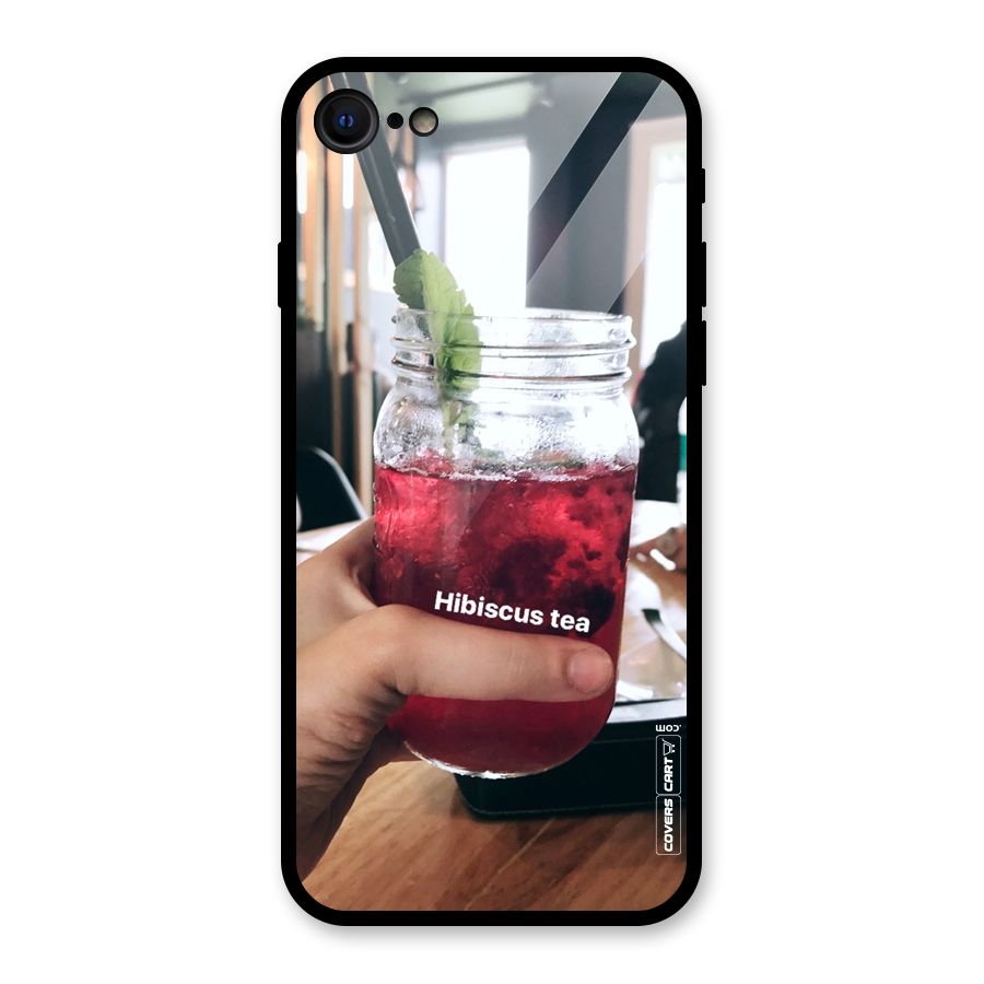 Hibiscus Tea Glass Back Case for iPhone 7