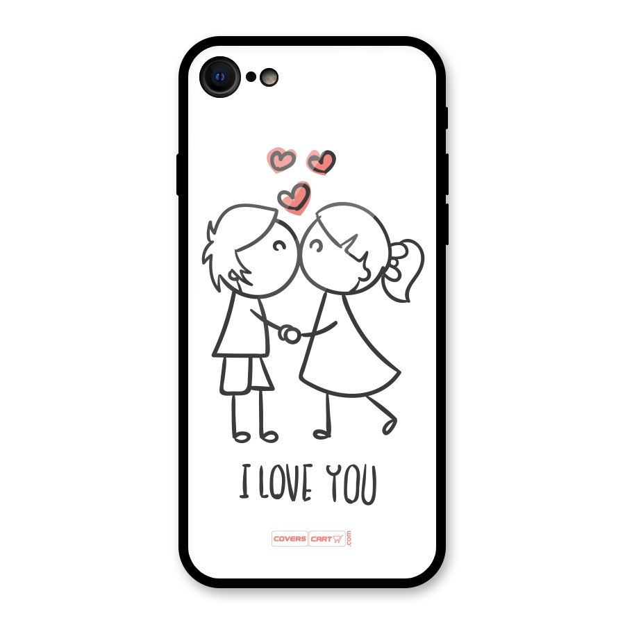 I Love You Glass Back Case for iPhone 7