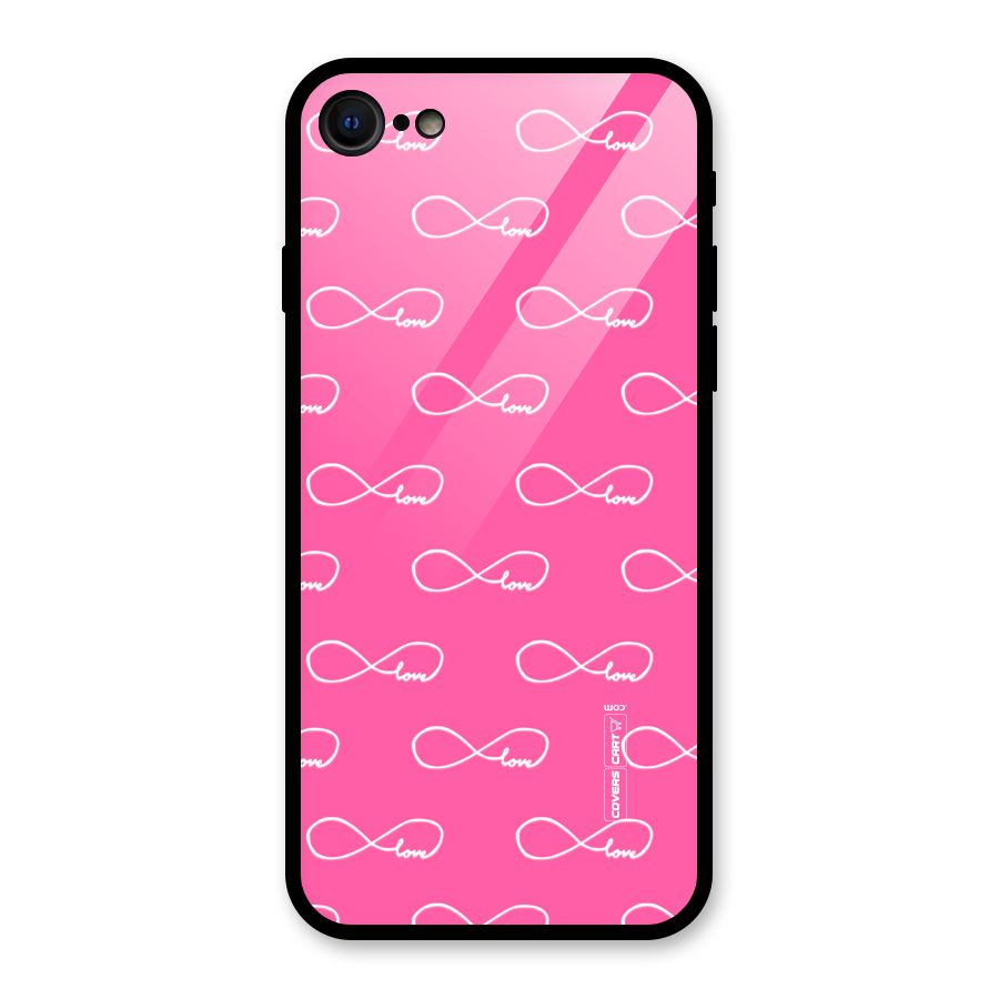 Infinity Love Glass Back Case for iPhone 7