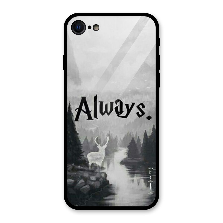 Invisible Deer Glass Back Case for iPhone 7