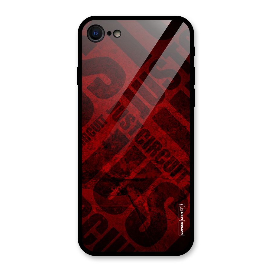 Just Circuit Glass Back Case for iPhone 7