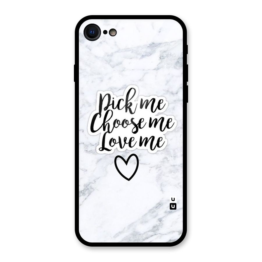Just Me Glass Back Case for iPhone 7