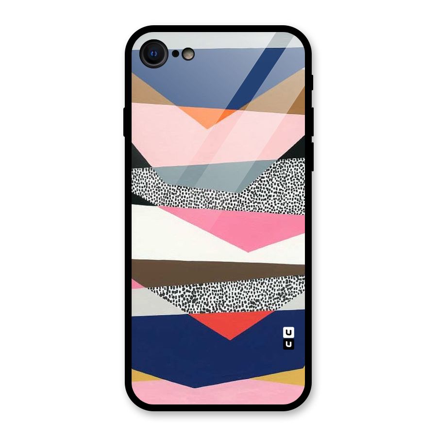 Lethal Abstract Glass Back Case for iPhone 7