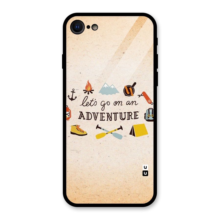 Lets Adventure Life Glass Back Case for iPhone 7