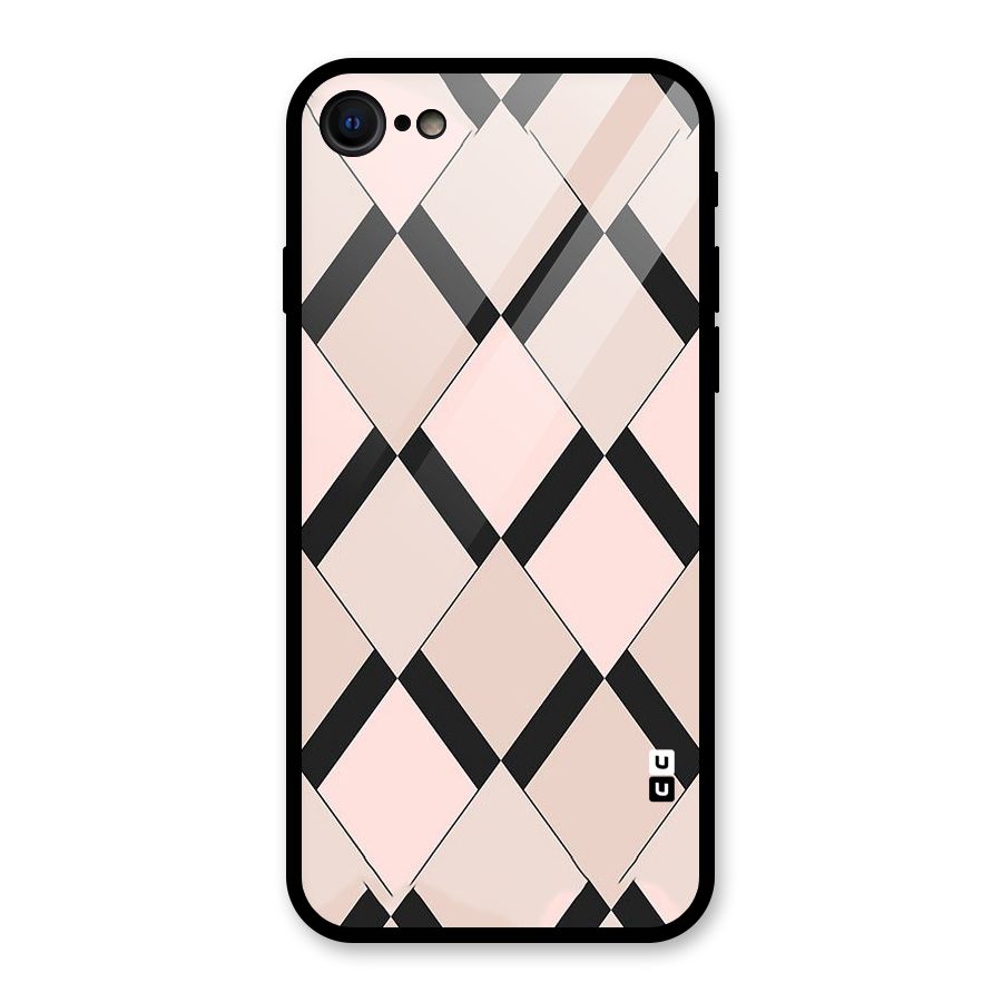Light Pink Glass Back Case for iPhone 7