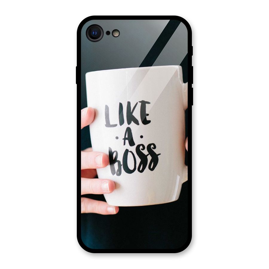 Like a Boss Glass Back Case for iPhone 7