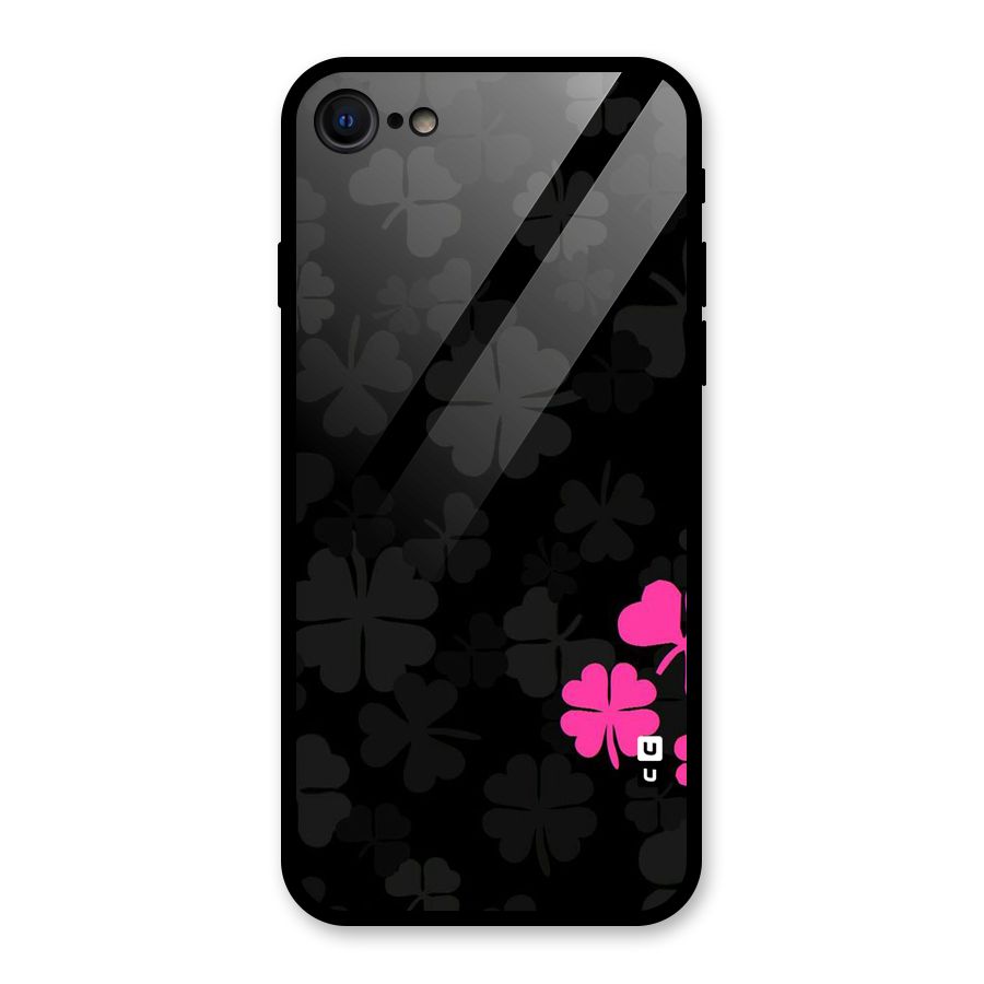 Little Pink Flower Glass Back Case for iPhone 7