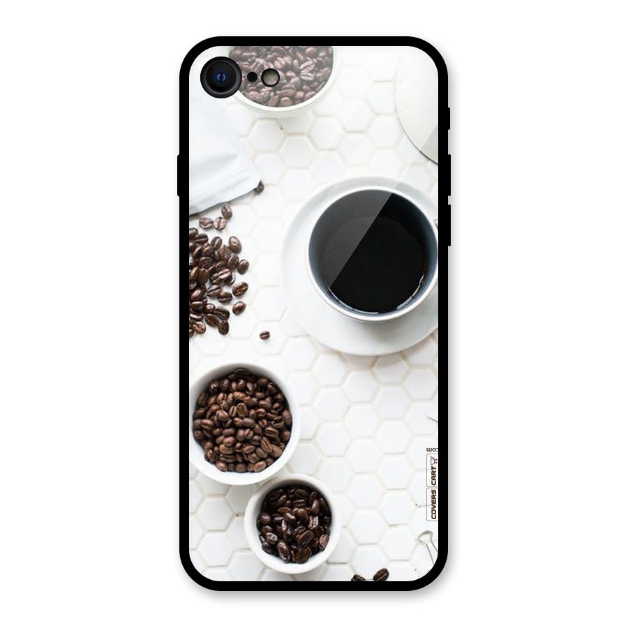 Live Coffee Glass Back Case for iPhone 7
