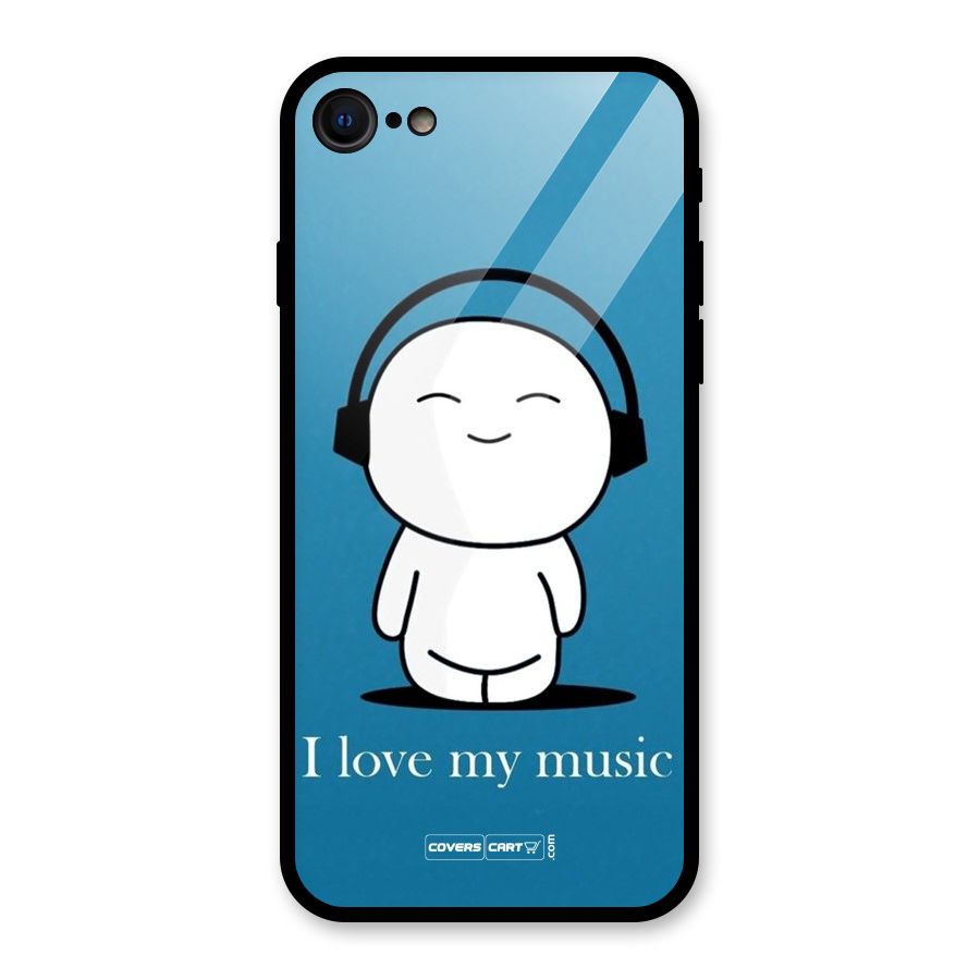 Love for Music Glass Back Case for iPhone 7