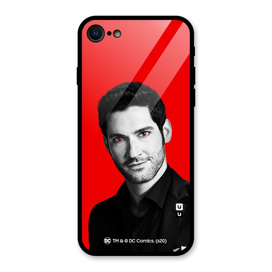 Lucifer Devil Smile Glass Back Case for iPhone 7