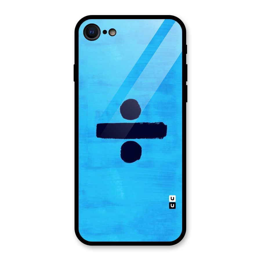 Math And Blue Glass Back Case for iPhone 7