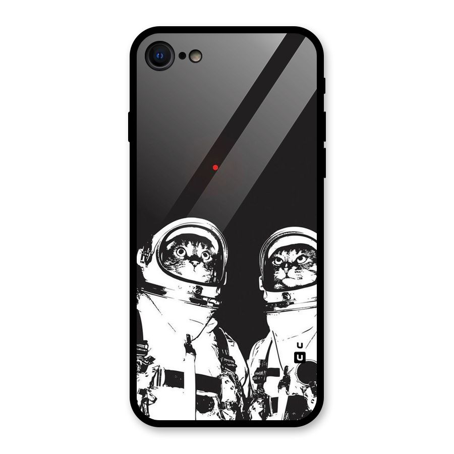 Meow Moon Glass Back Case for iPhone 7
