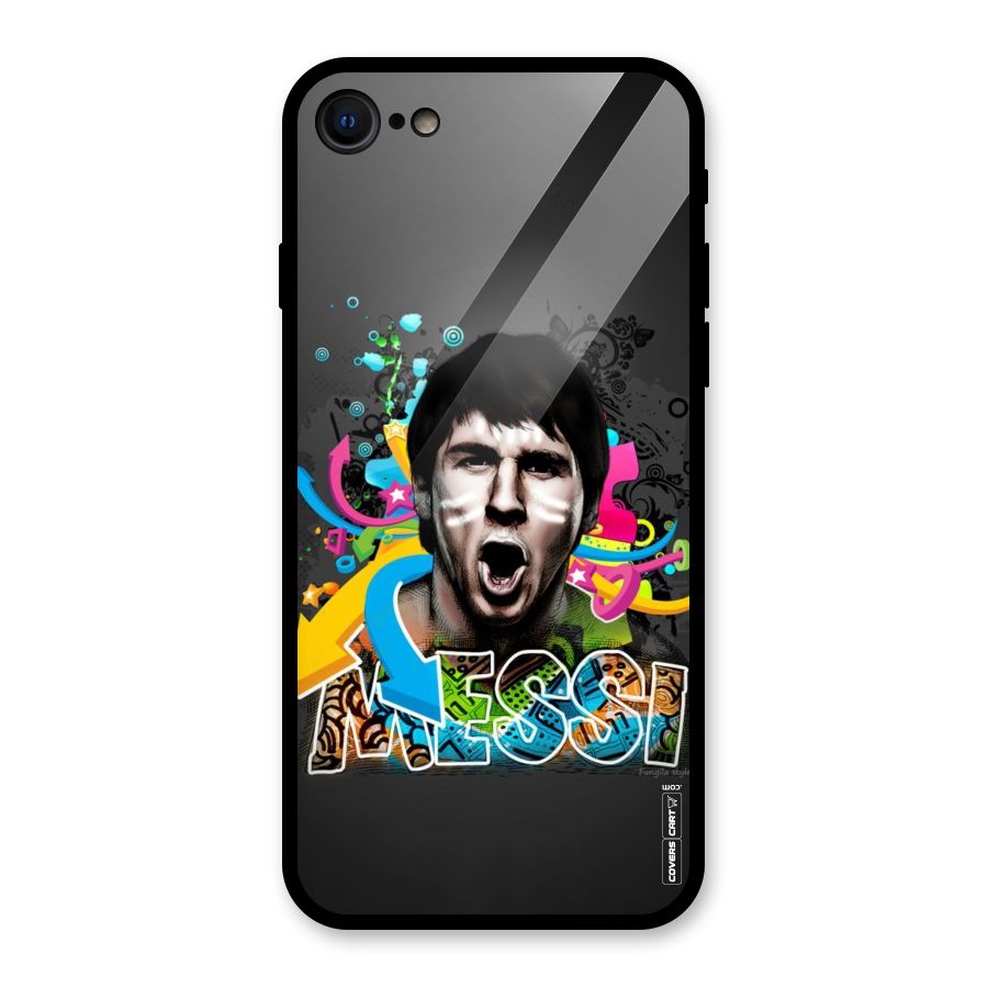 Messi For Argentina Glass Back Case for iPhone 7