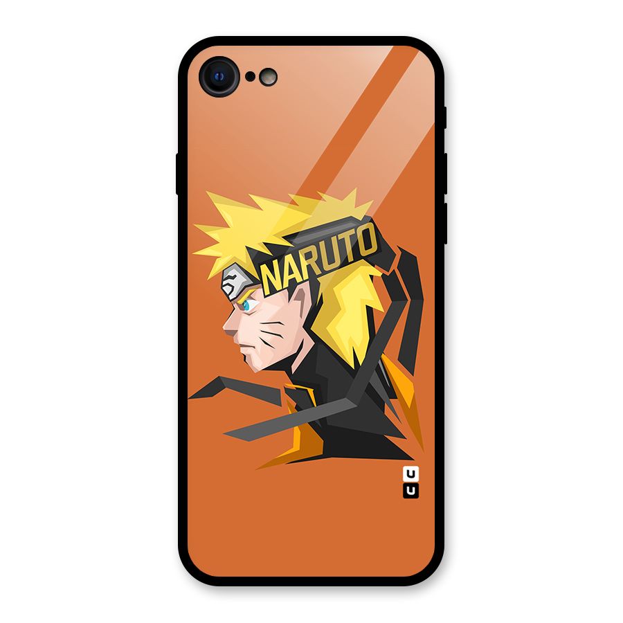 Minimal Naruto Artwork Glass Back Case for iPhone 7