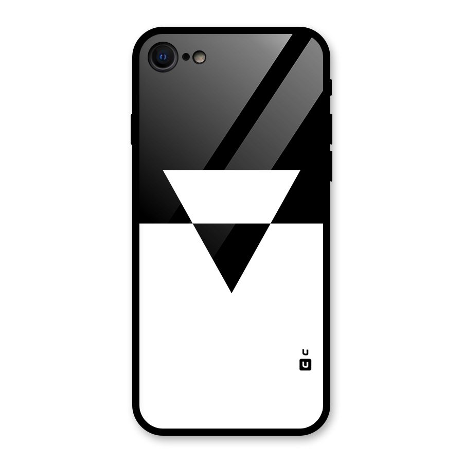 Minimal Triangle Glass Back Case for iPhone 7
