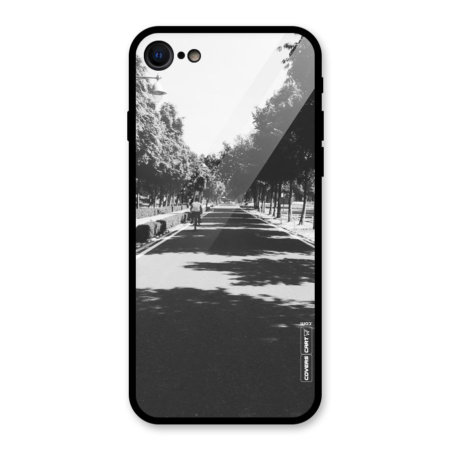 Monochrome Path Glass Back Case for iPhone 7