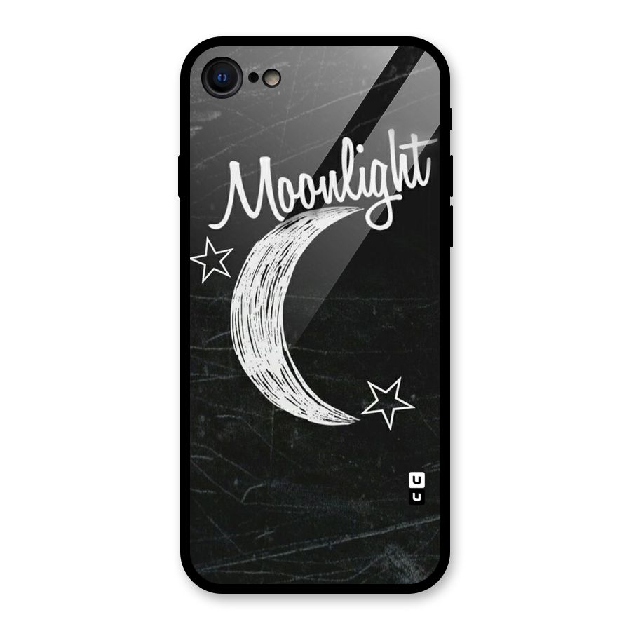 Moon Light Glass Back Case for iPhone 7