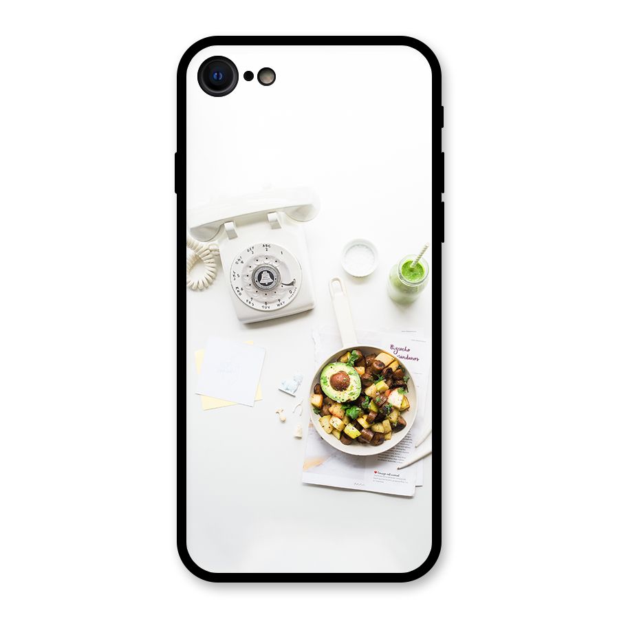 Morning Breakfast Glass Back Case for iPhone 7