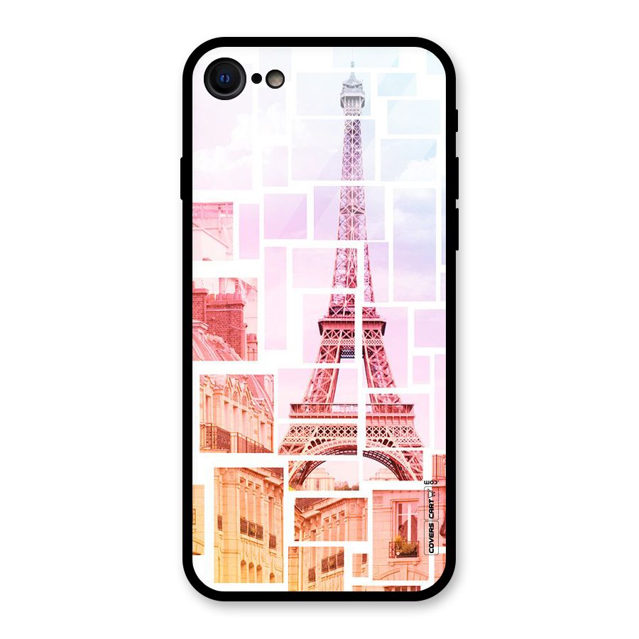 Mosiac City Glass Back Case for iPhone 7
