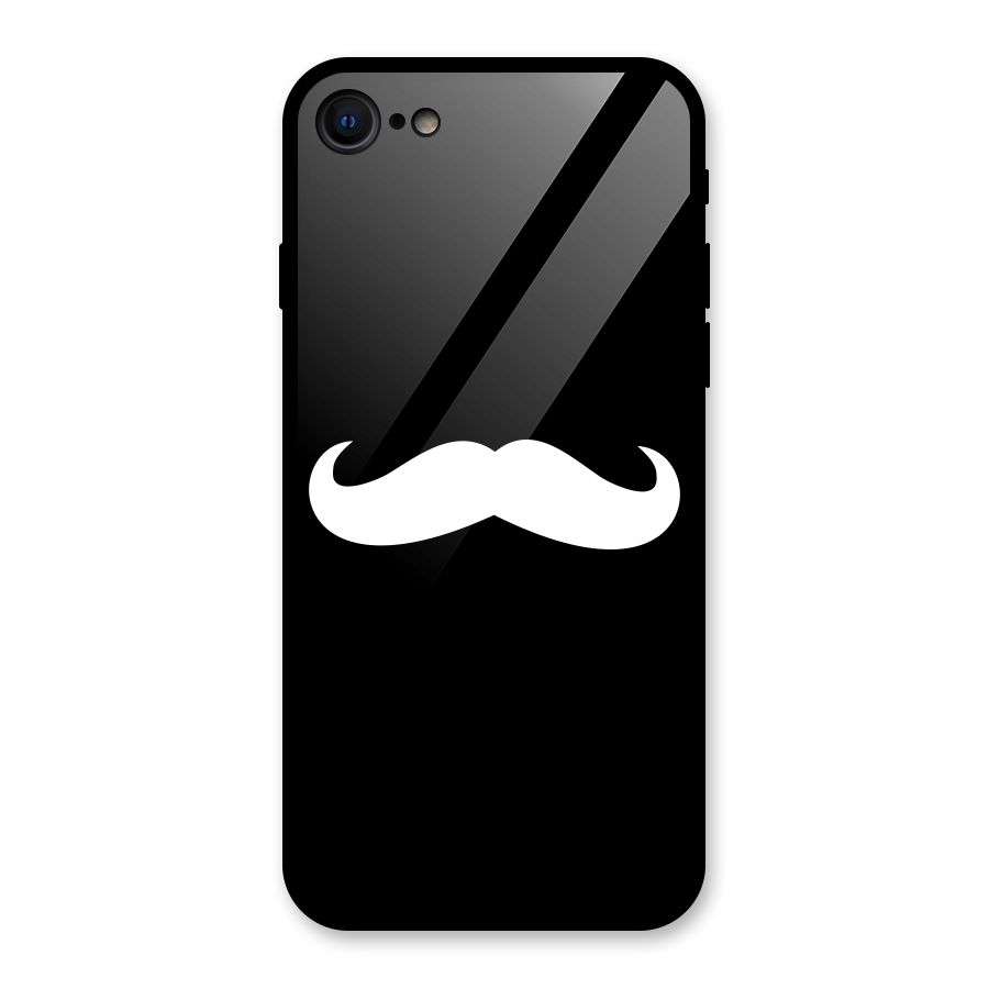 Moustache Love Glass Back Case for iPhone 7