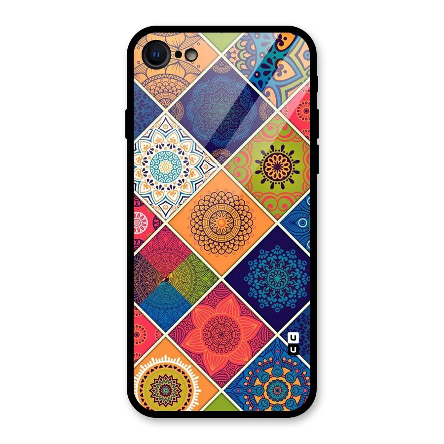 Multi Designs Glass Back Case for iPhone 7