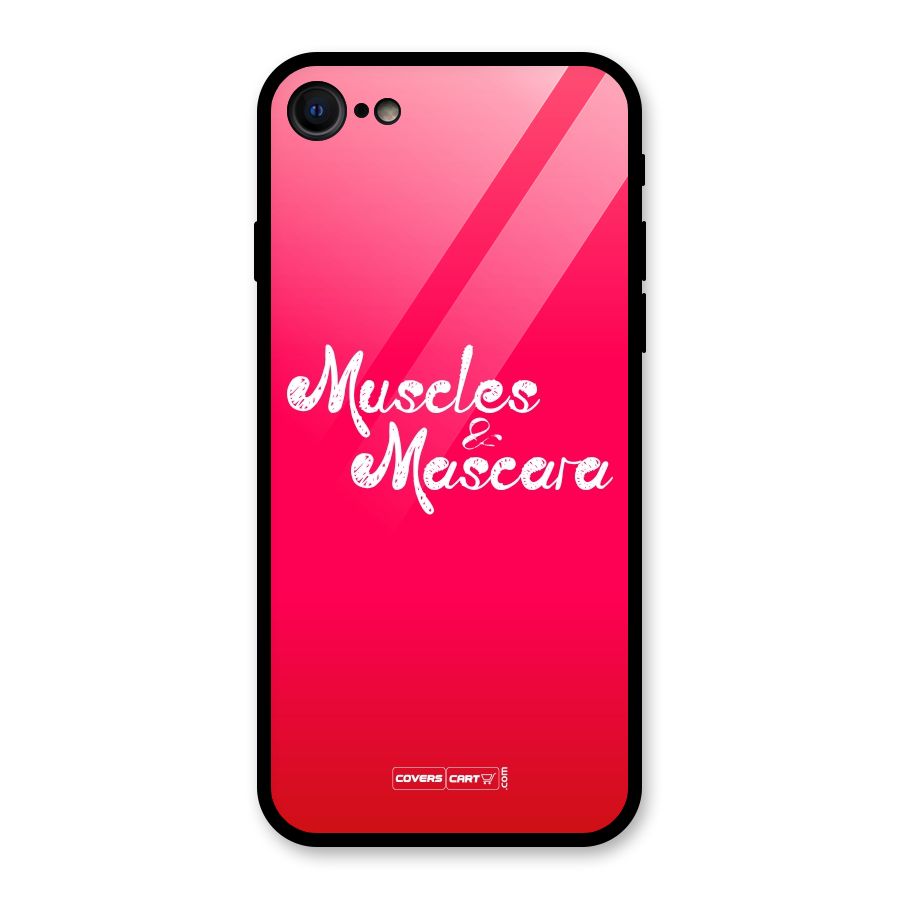 Muscles and Mascara Glass Back Case for iPhone 7