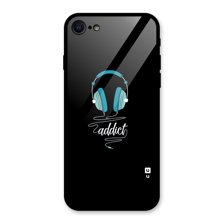 Music Addict Glass Back Case for iPhone 7