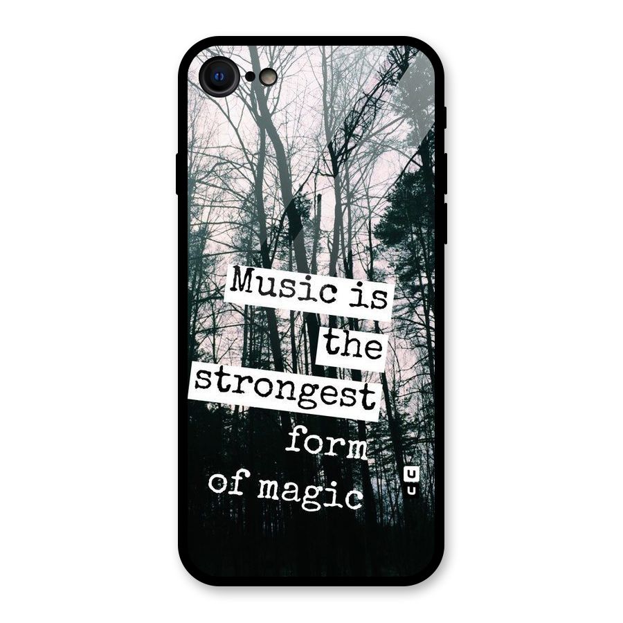 Music Magic Glass Back Case for iPhone 7