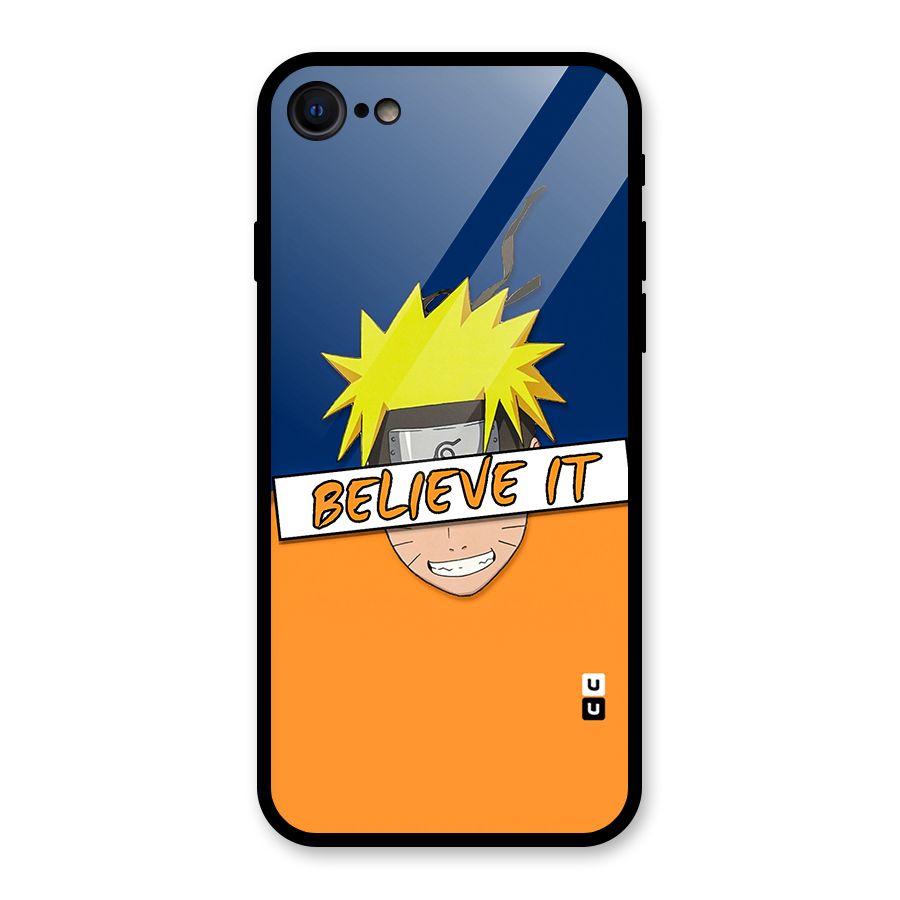 Naruto Believe It Glass Back Case for iPhone 7
