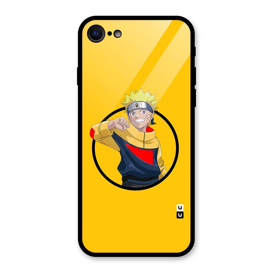 Naruto Sports Art Glass Back Case for iPhone 7