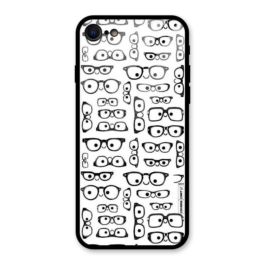 Nerdy Specs Glass Back Case for iPhone 7