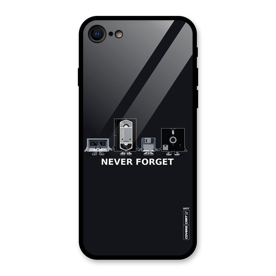 Never Forget Glass Back Case for iPhone 7